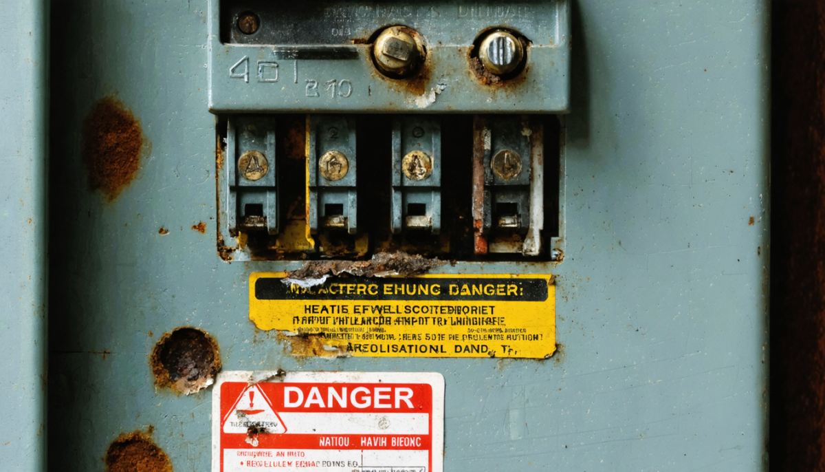 découvrez comment identifier les signes d'un tableau électrique ancien présentant des risques potentiels pour assurer la sécurité de votre installation électrique.