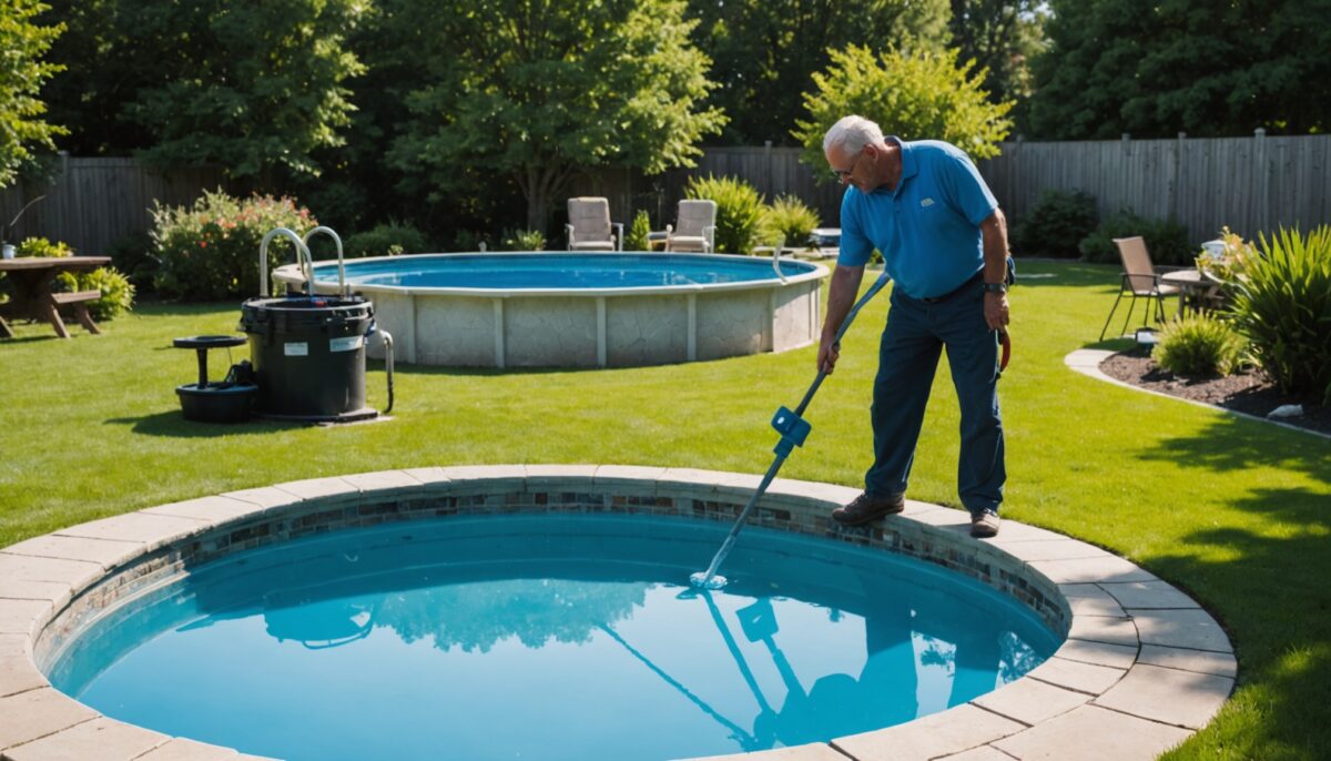 Les étapes essentielles pour vider en toute sécurité un puits de décompression de piscine