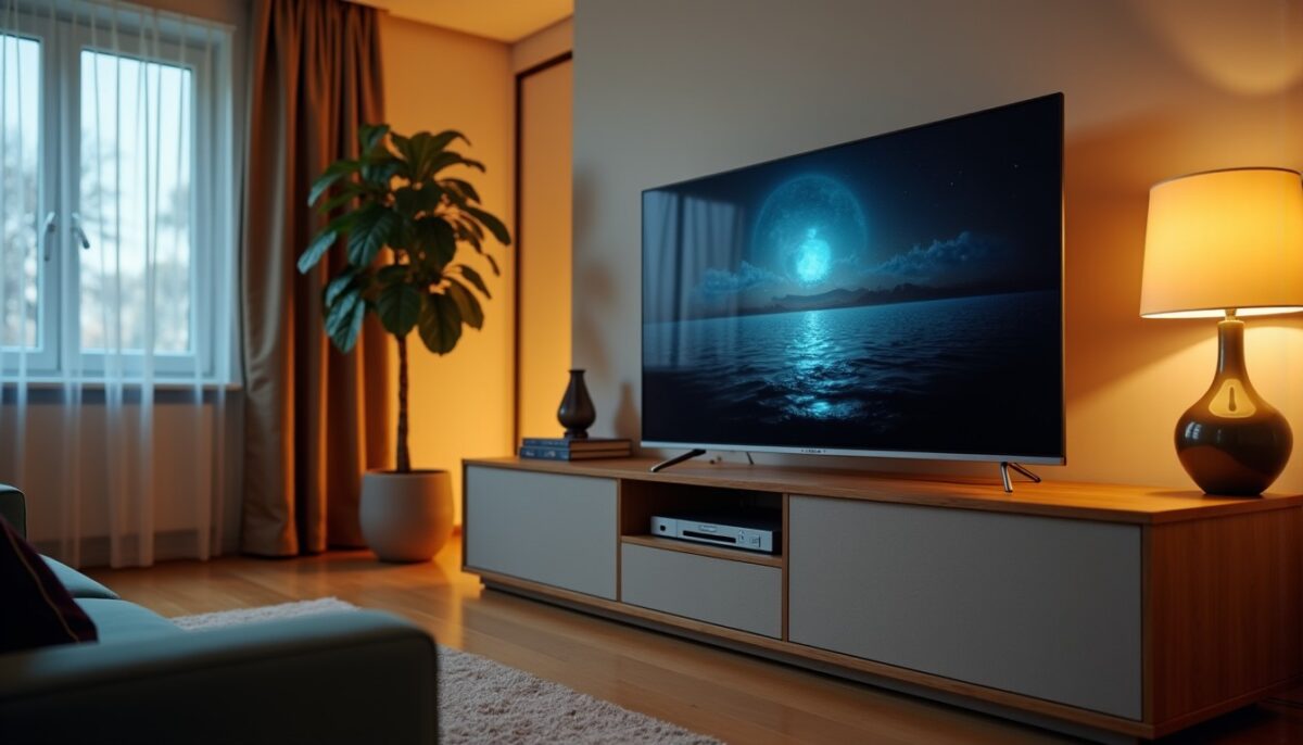 Guide pratique pour poser un meuble TV sur cloison placo dans un salon moderne